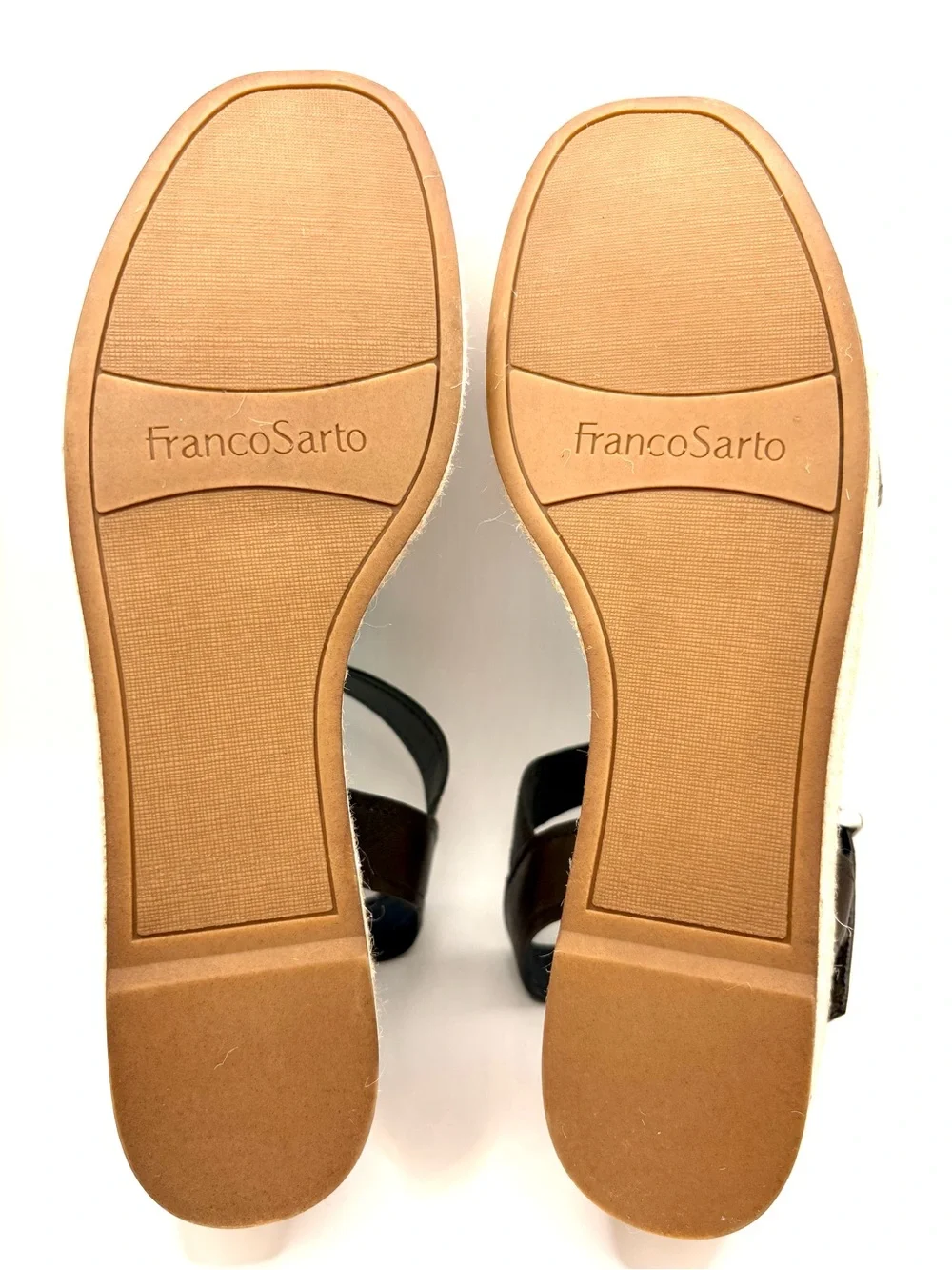 Franco Sarto Brown Espadrille Platform Sandals Women’s Size 8 Ankle Strap